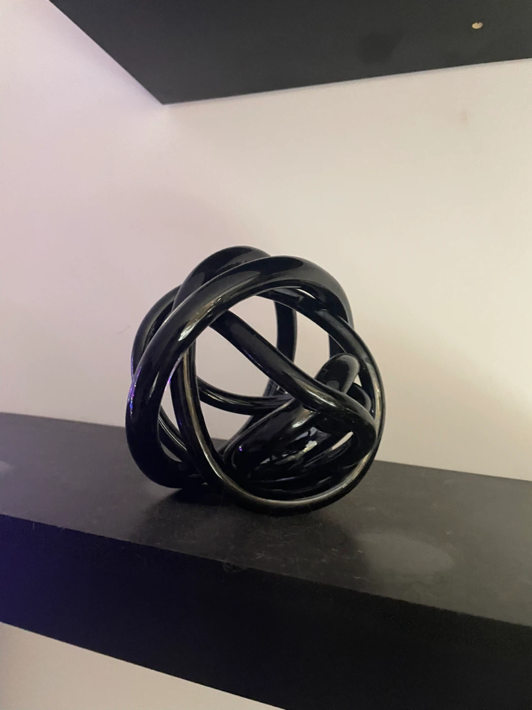 Black Decorative Sphere - photo 4