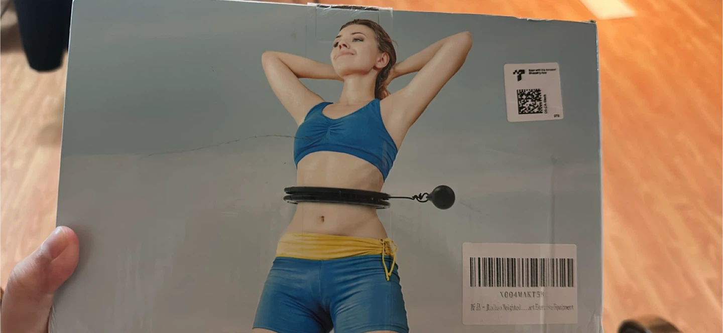 Adjustable Smart Hula Hoop - Sky Blue - photo 5