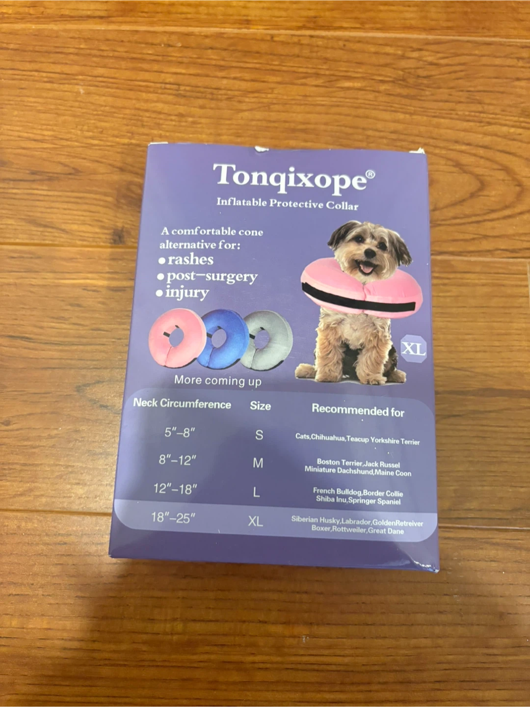 New Inflatable Protective Collar XL Pink