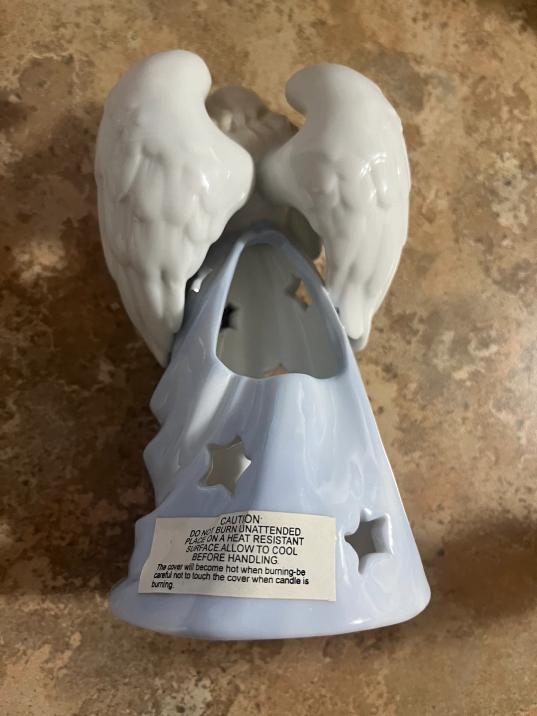 Beautiful ceramic angel ornament vintage mint condition - photo 5