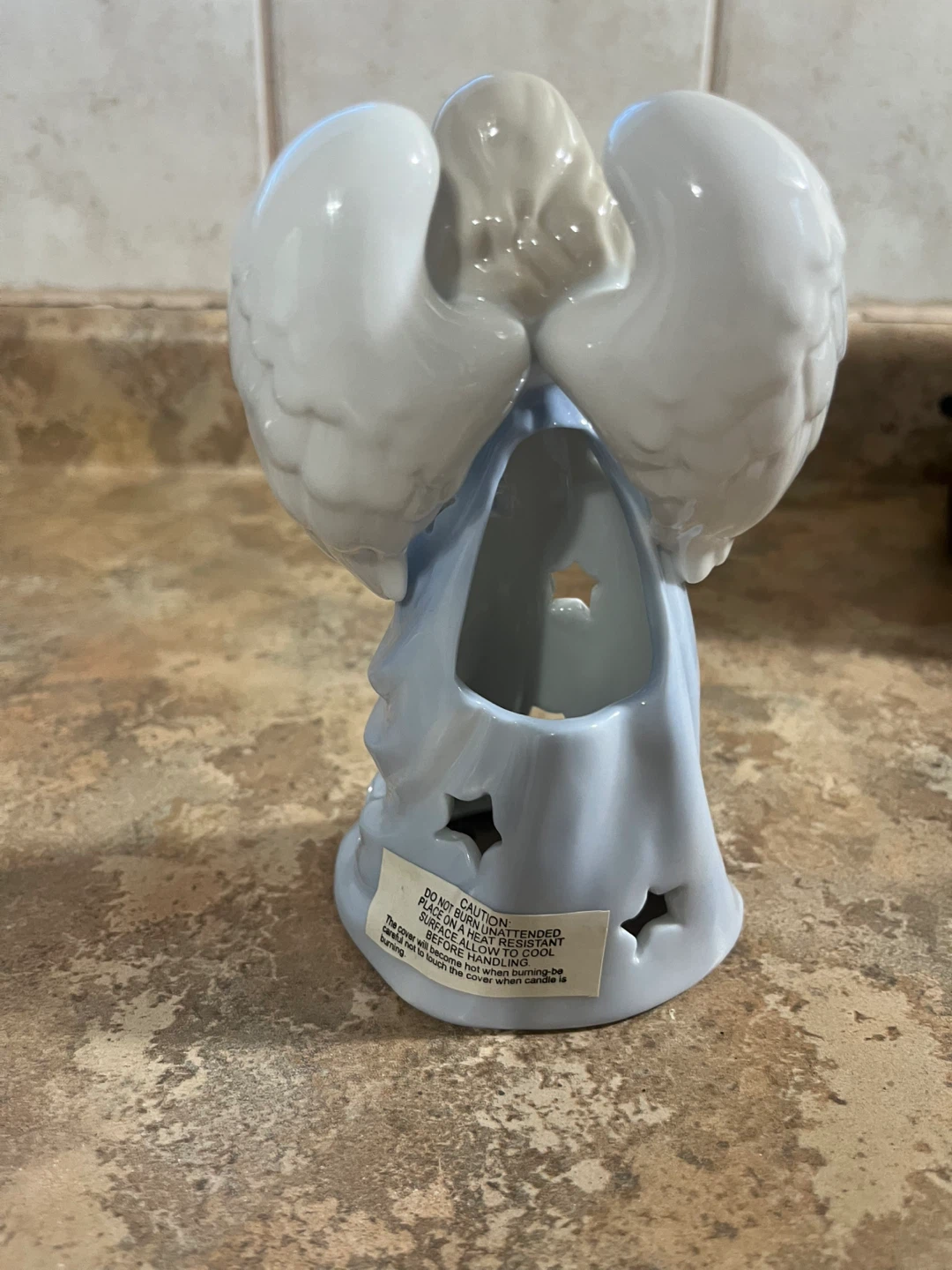 Beautiful ceramic angel ornament vintage mint condition - photo 4