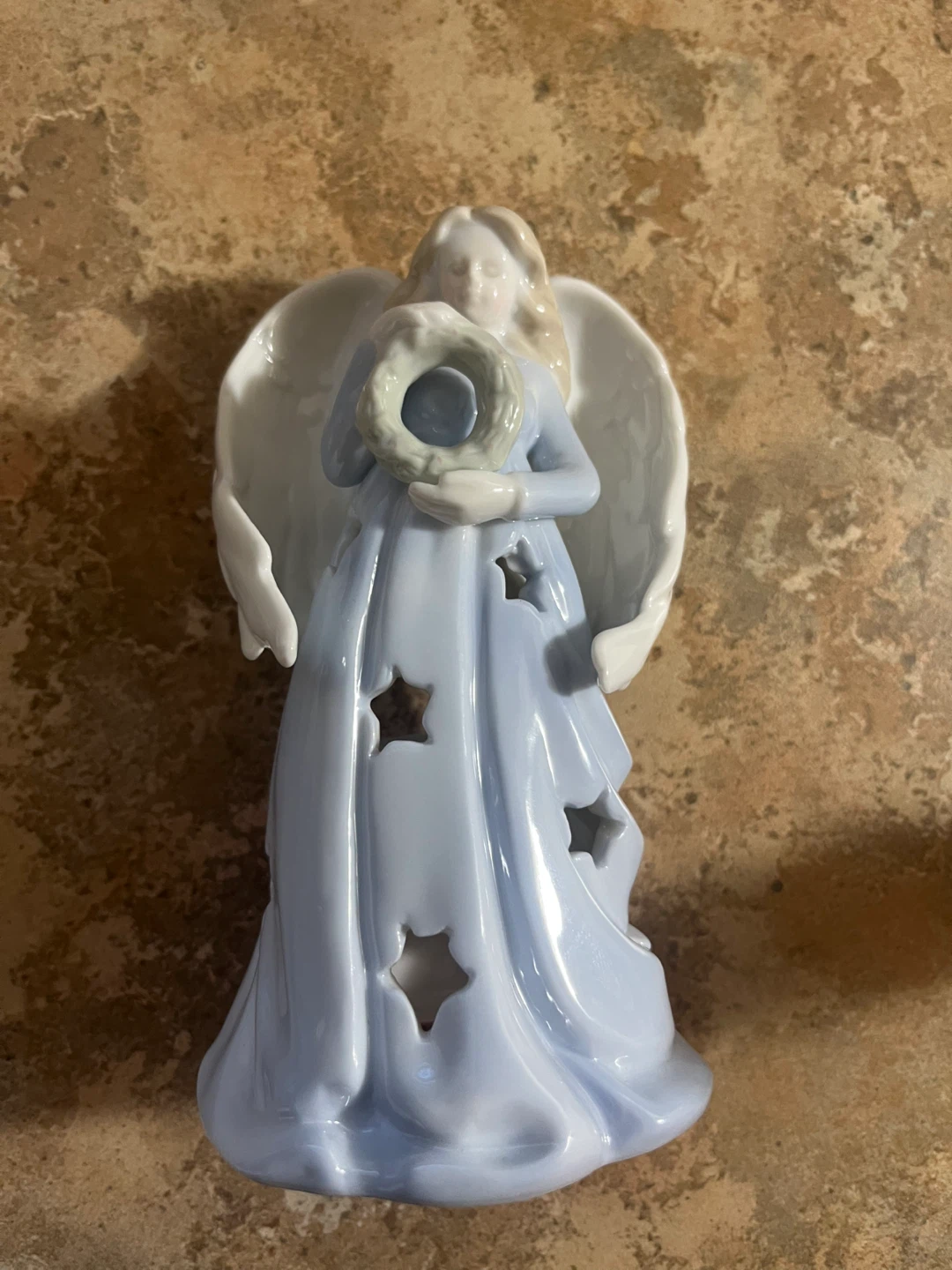 Beautiful ceramic angel ornament vintage mint condition - photo 2