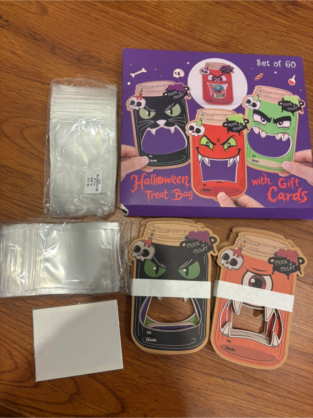 Halloween Treat Bags- Set of 60 - photo 2