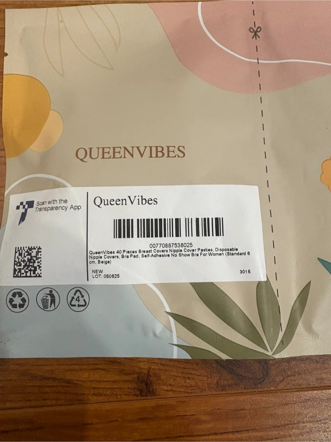QueenVibes 40 Pcs Beige Nipple Covers - Standard Size - photo 3