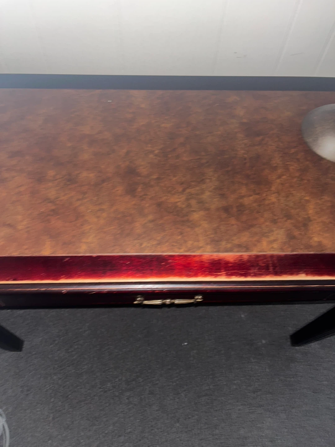 Dark Wood desk drawer This Canadian Pacific Hotel now the Delta. - photo 5