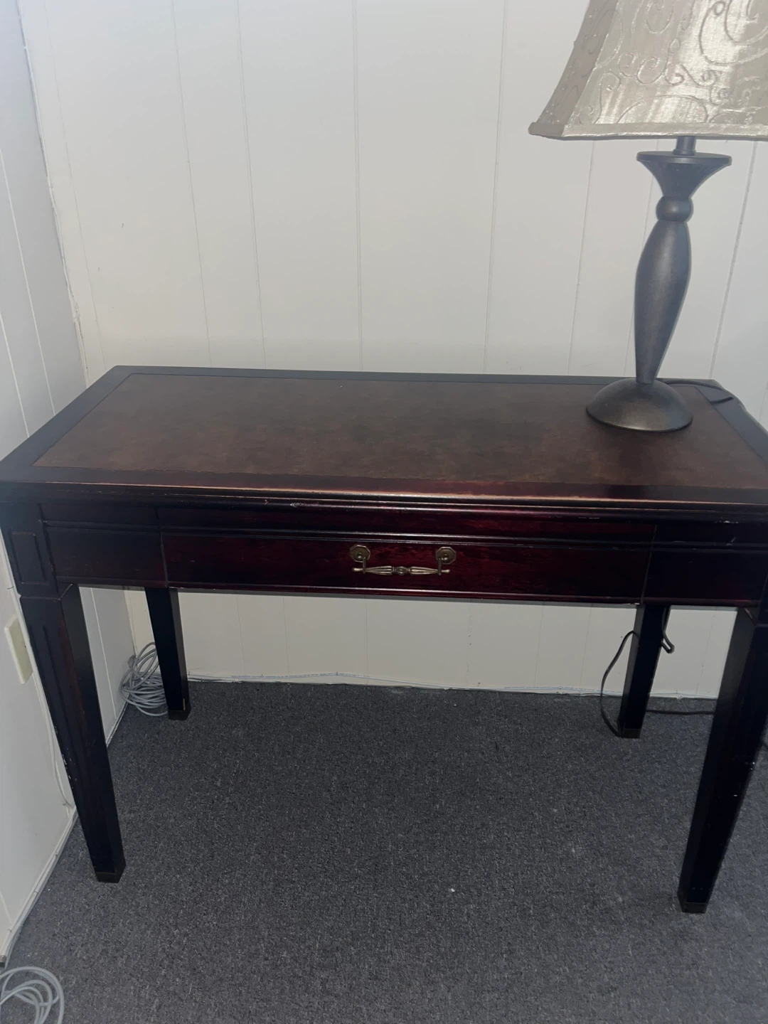 Dark Wood desk drawer This Canadian Pacific Hotel now the Delta. - photo 3