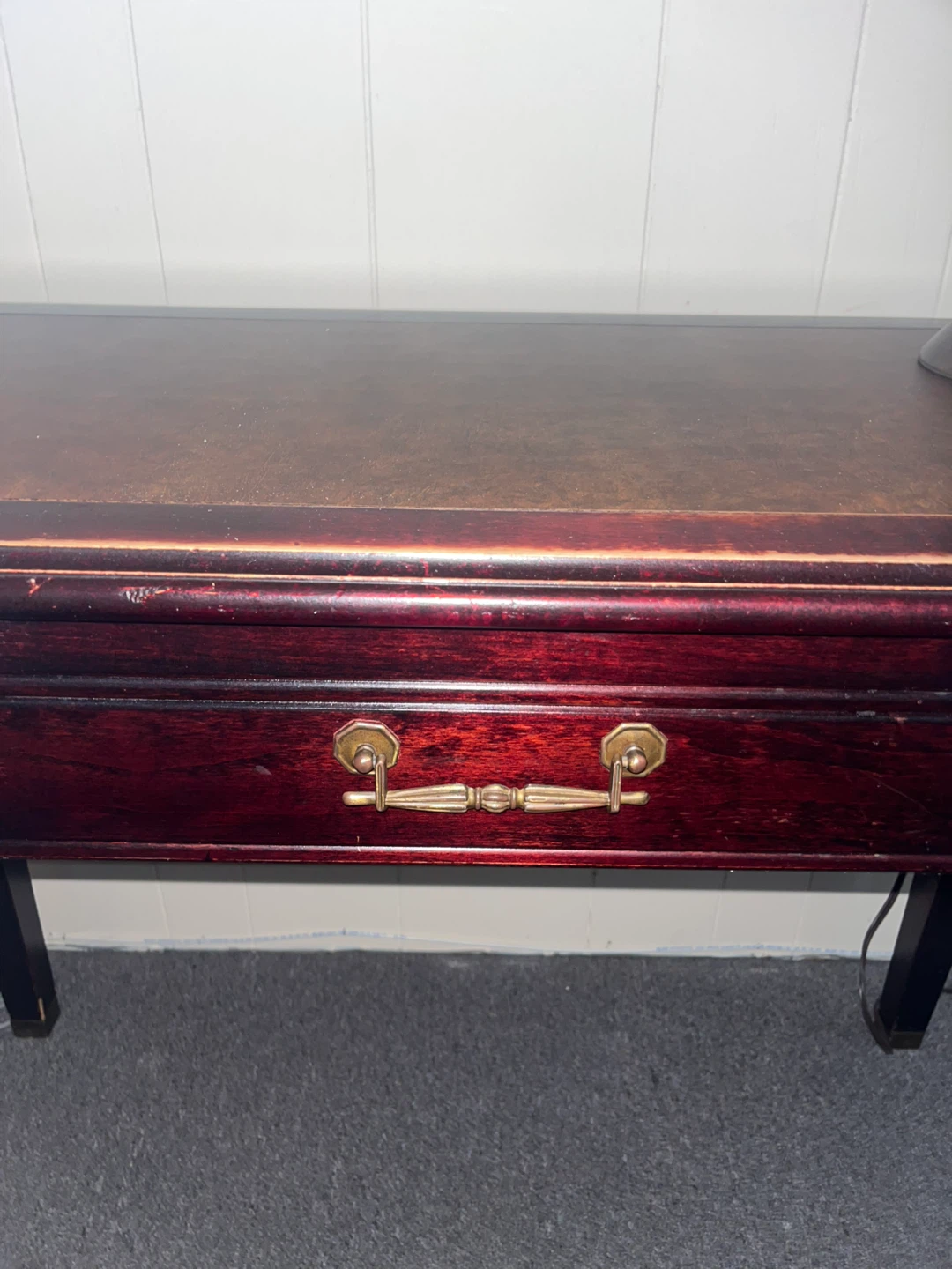 Dark Wood desk drawer This Canadian Pacific Hotel now the Delta. - photo 4