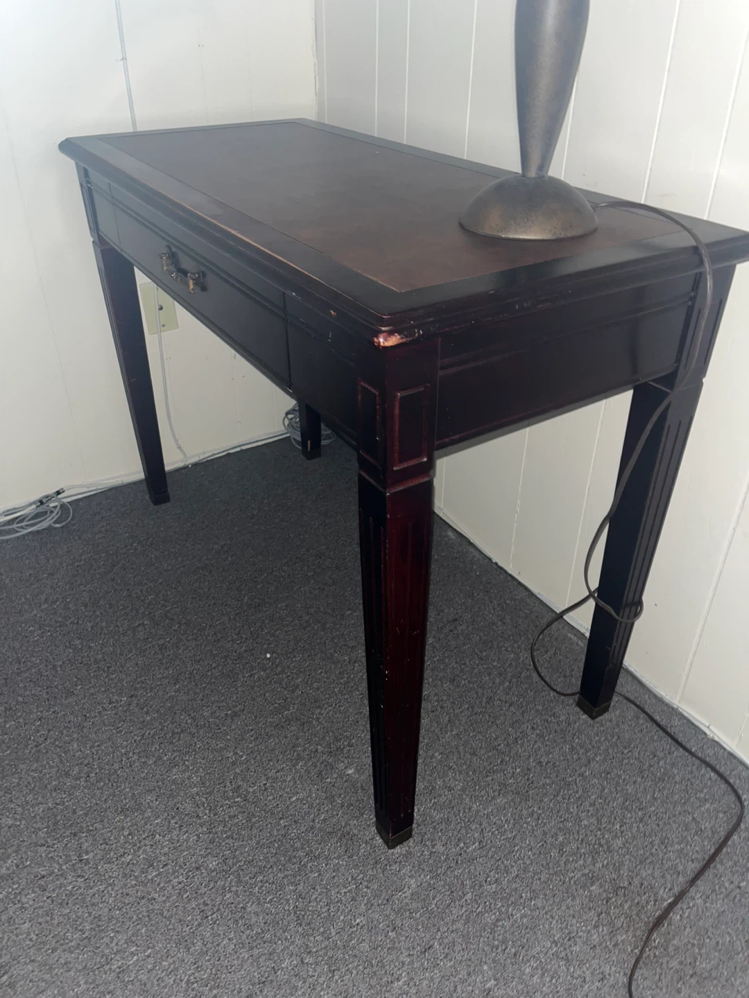 Dark Wood desk drawer This Canadian Pacific Hotel now the Delta. - photo 2