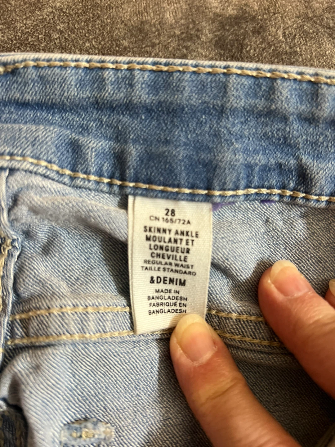 Skinny Ankle Jeans - Size 28 - photo 2