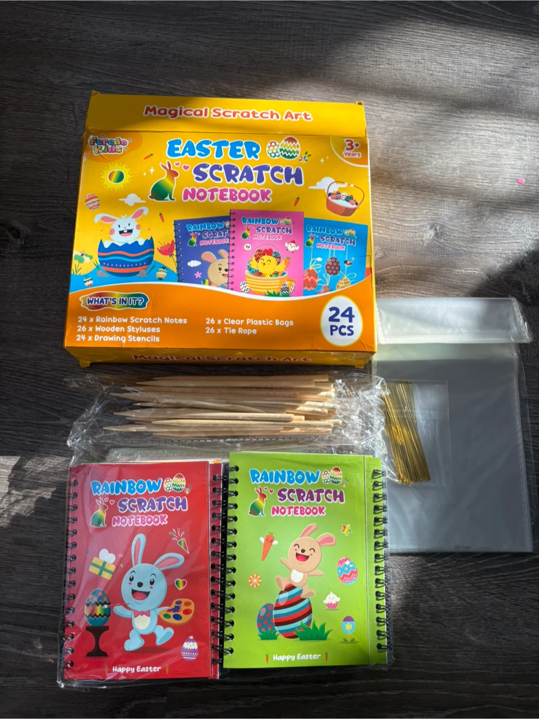 New Easter Scratch Notebook Set - 24 Pack - photo 2