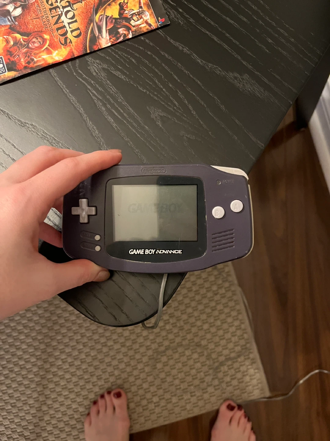 Nintendo Game Boy Advance - Purple with AC charger included - photo 3