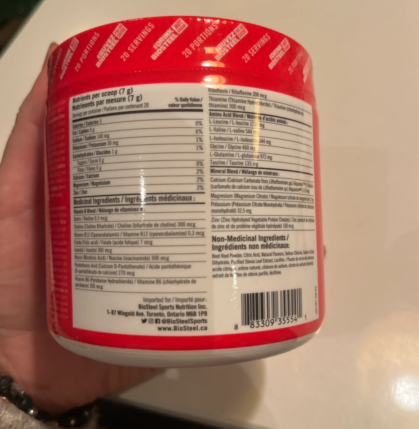 Biosteel Hydration Mix - Mixed Berry Flavour - 20 Servings - photo 2