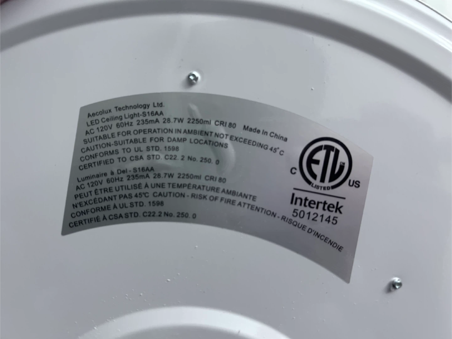 LED Ceiling Light - 14inches - photo 2