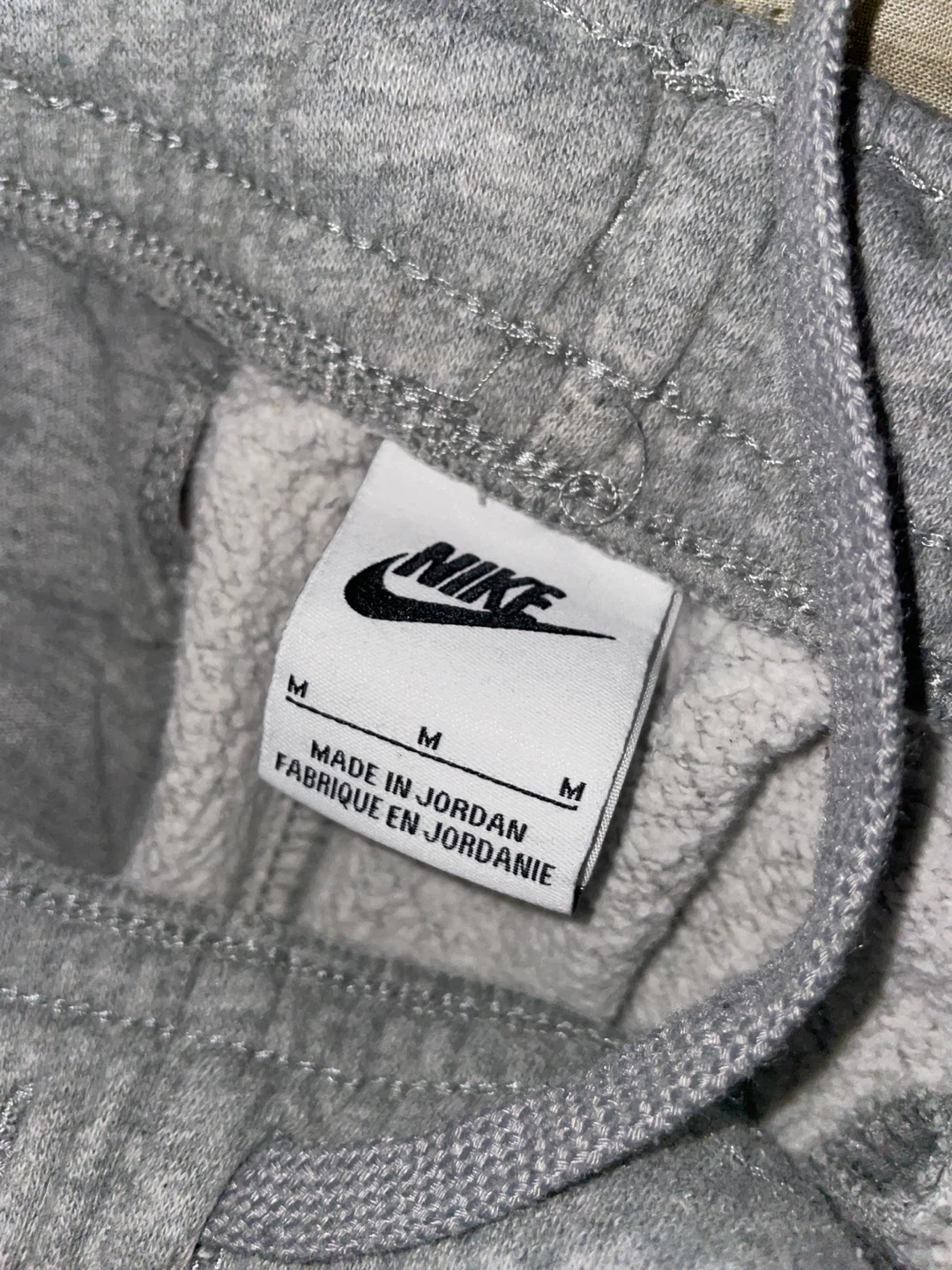 Nike Grey Fleece uncufed Sweatpants - photo 3