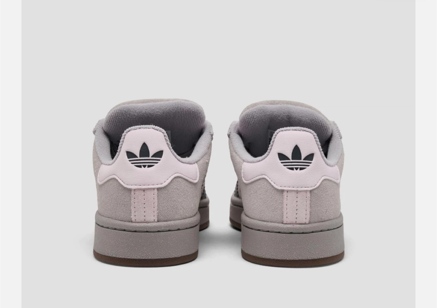 Adidas Campus 80s Pink and Grey Suede Sneakers - photo 4