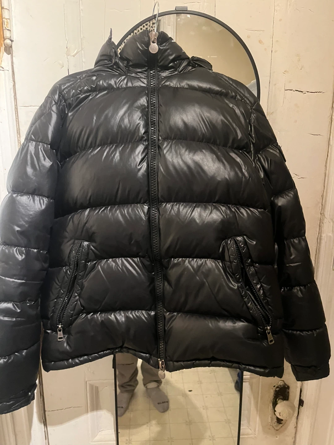 Moncler Black Puffer Jacket