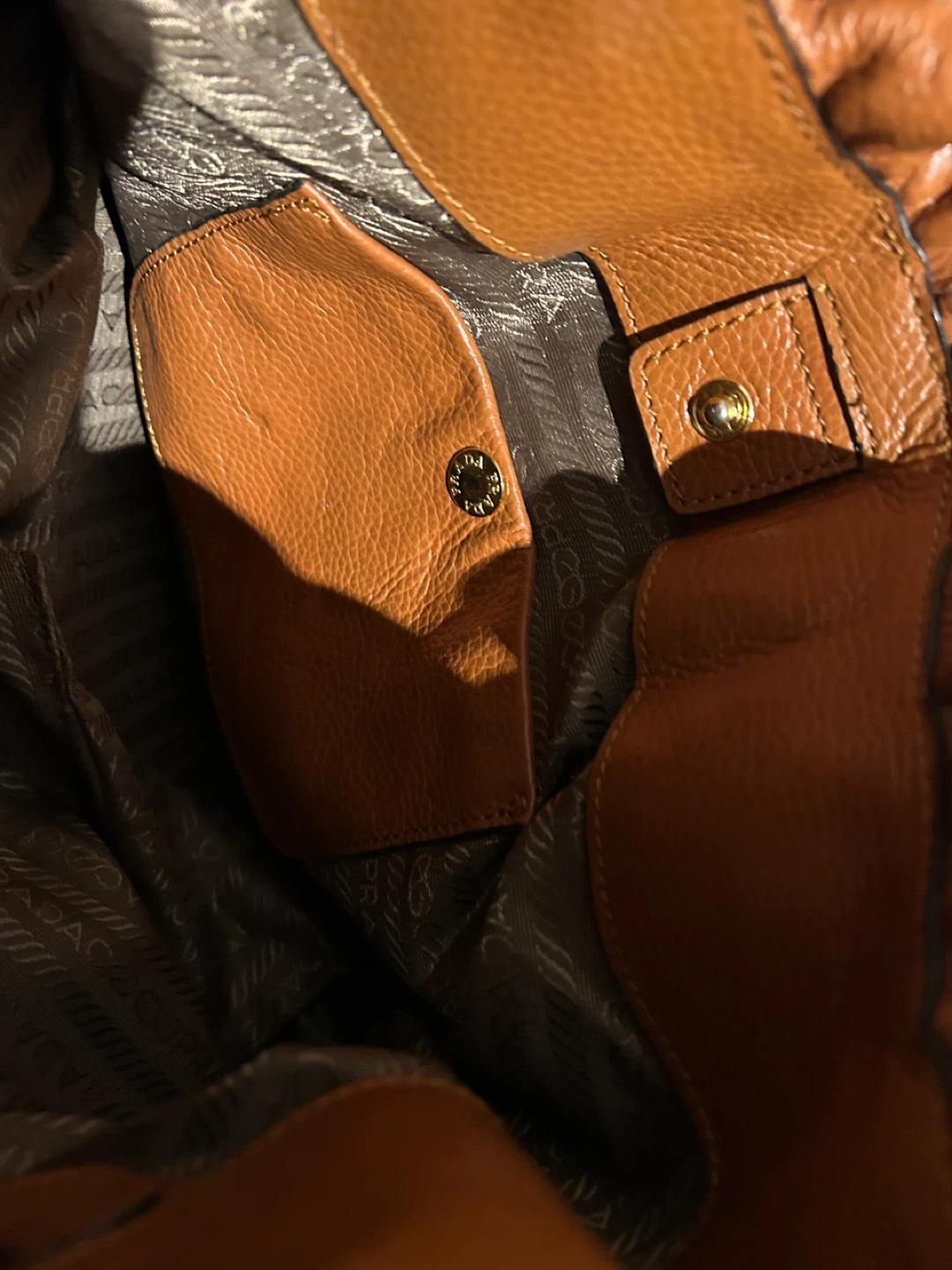 Prada Brown Leather Drawstring Shoulder Bag - photo 3