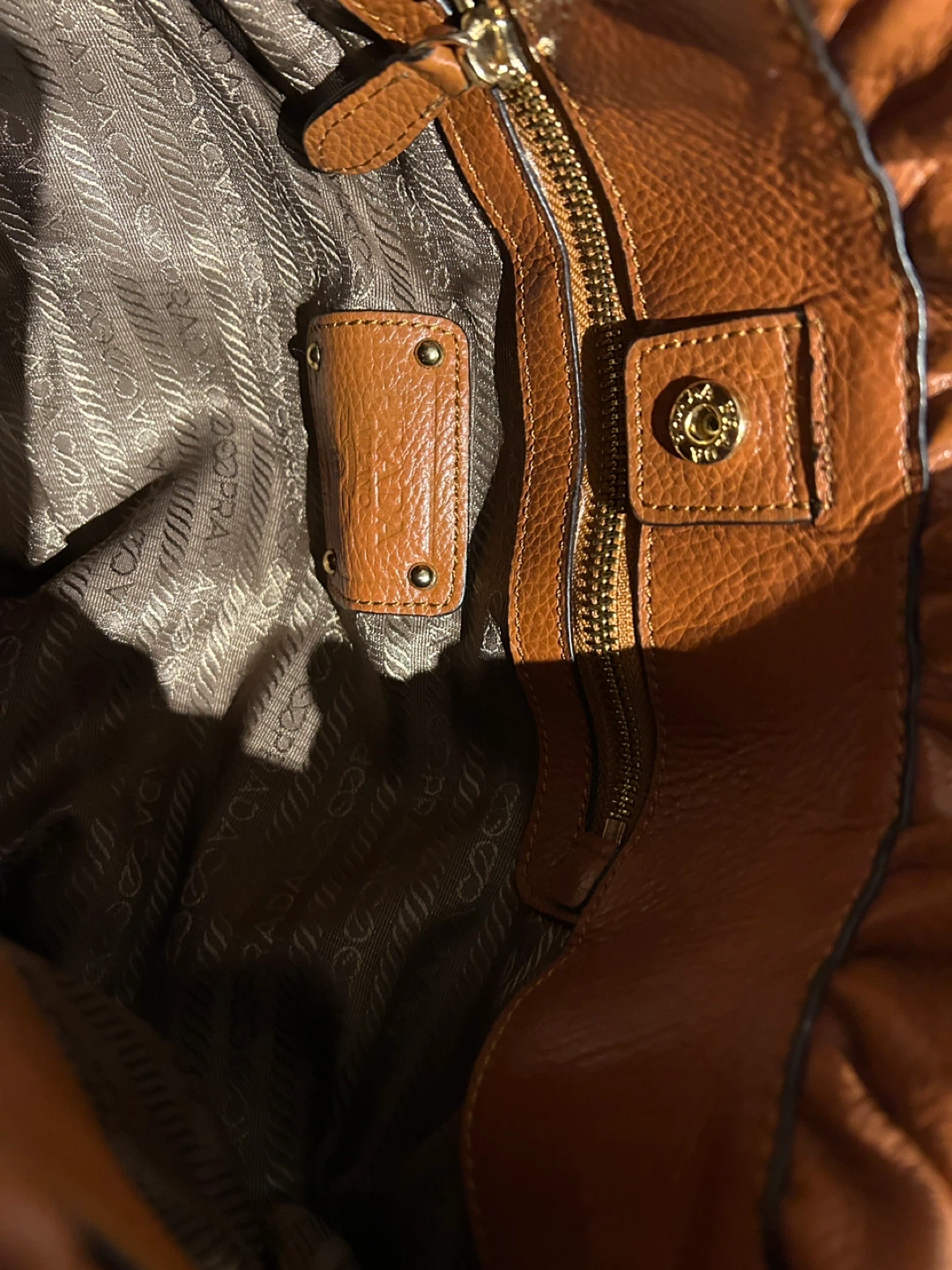Prada Brown Leather Drawstring Shoulder Bag - photo 2
