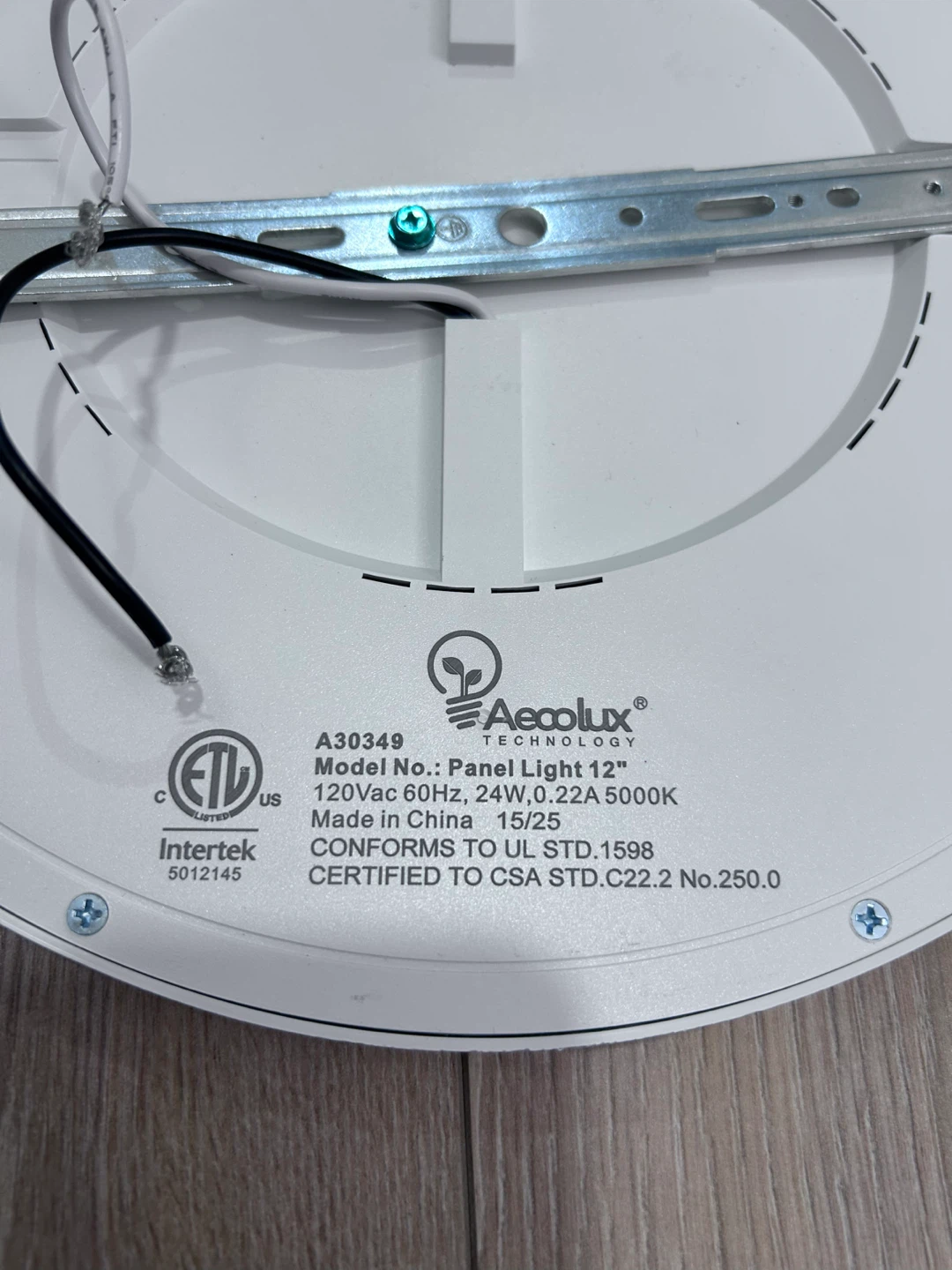 Aeolux Technology Flush Mount Ceiling Light 12", 24W, 5000k - photo 5