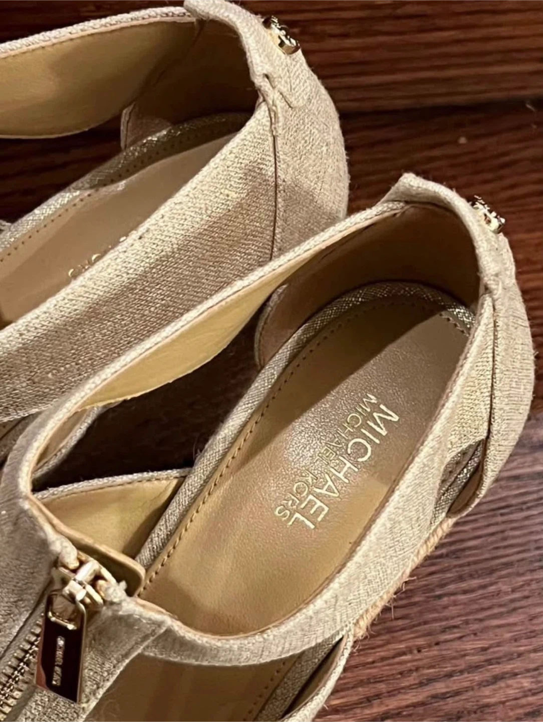Michael Kors Wedge Espadrille Heels Size 6.5M - photo 2