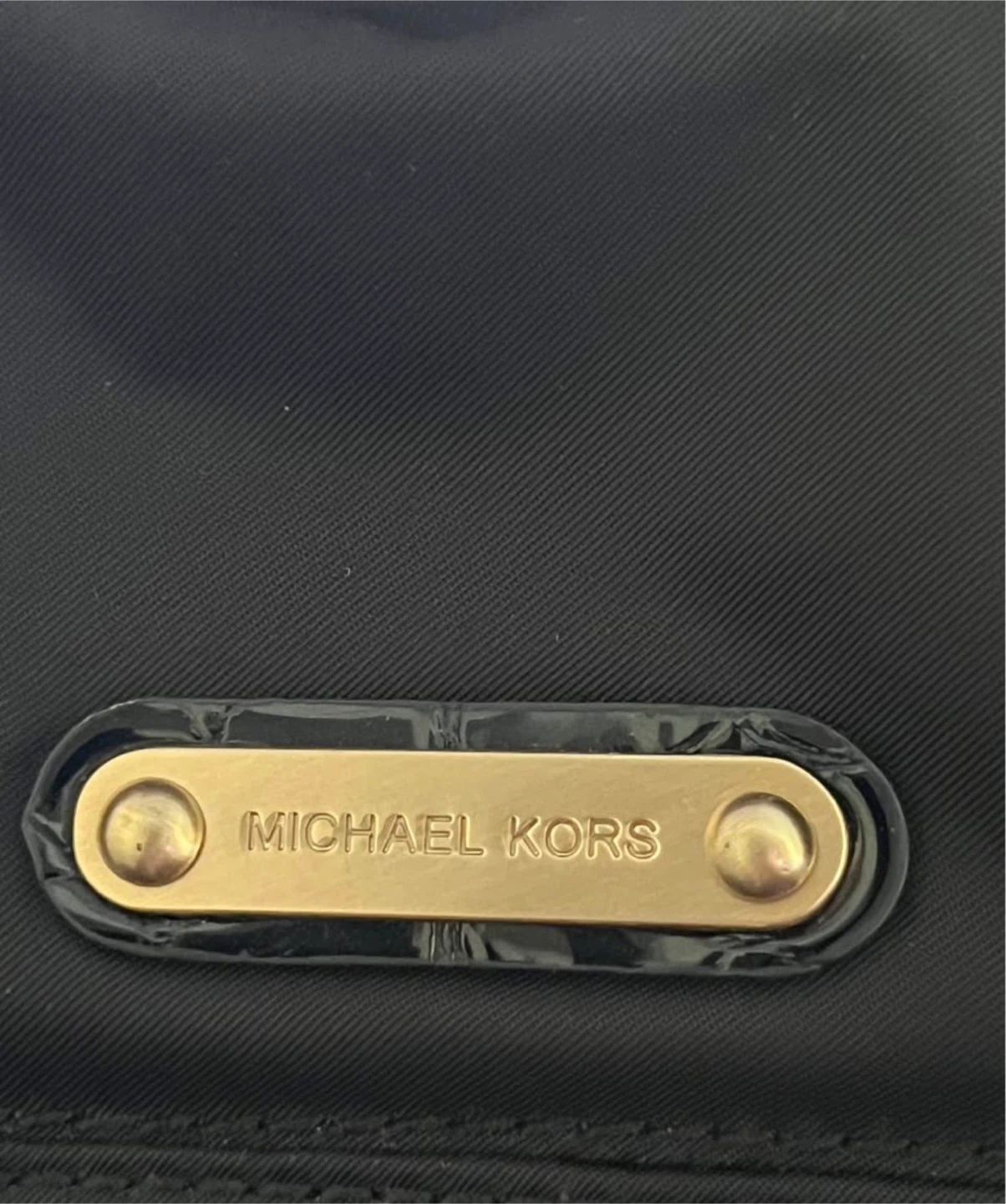 Michael Kors Black Nylon and Patent Leather Tote Bag - photo 3