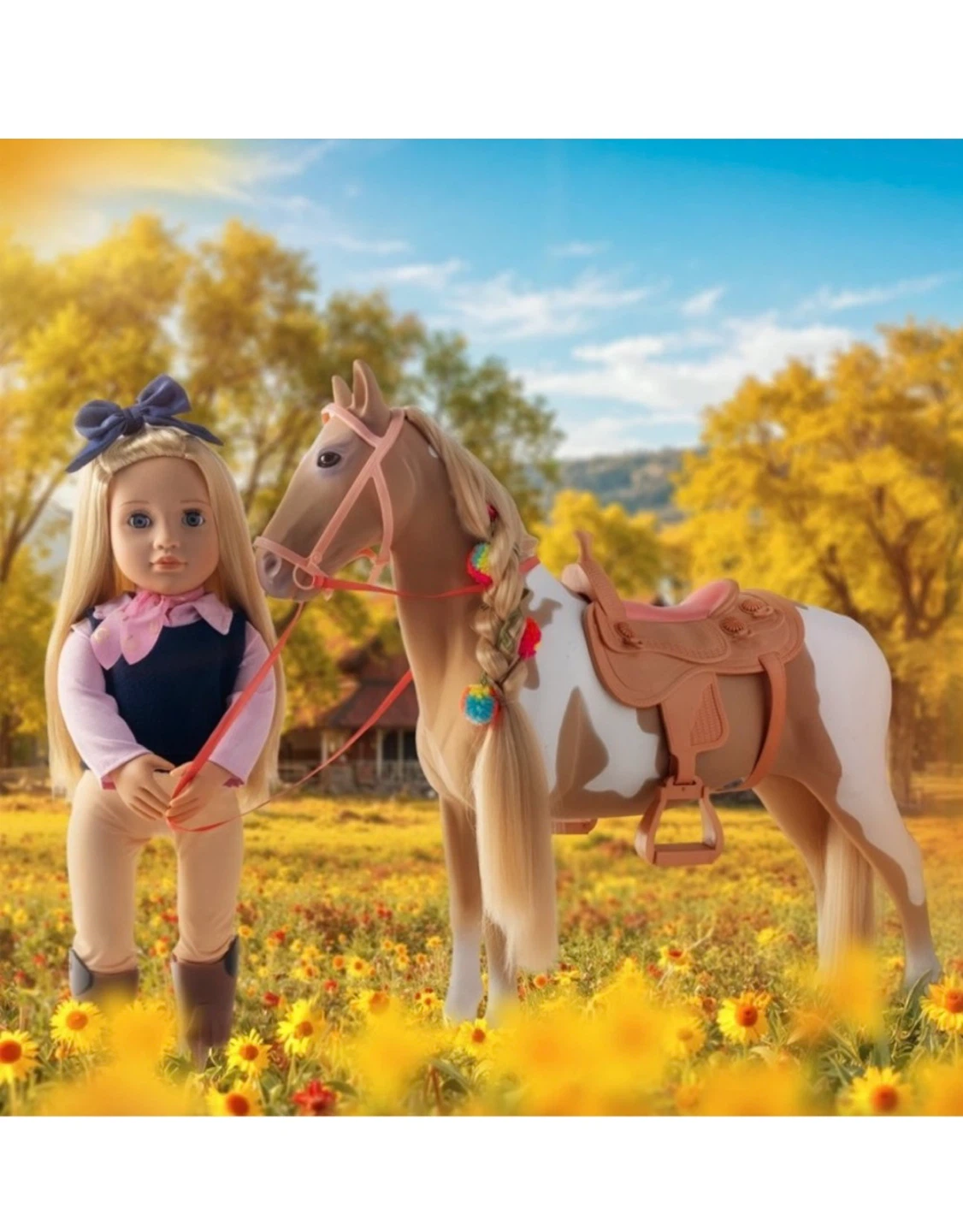 Our Generation Palomino Hair Play Horse with Accessories - photo 3