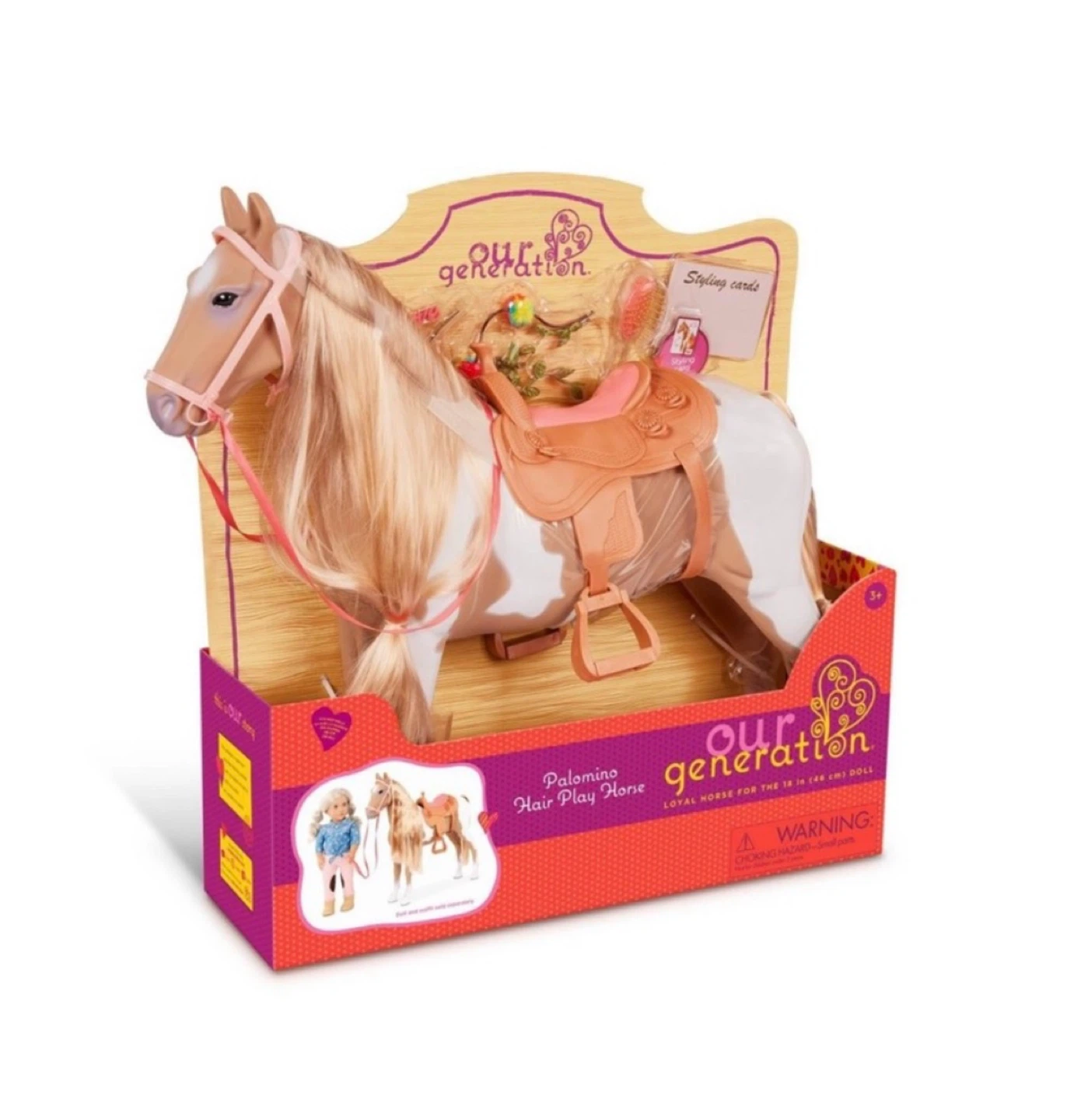 Our Generation Palomino Hair Play Horse with Accessories