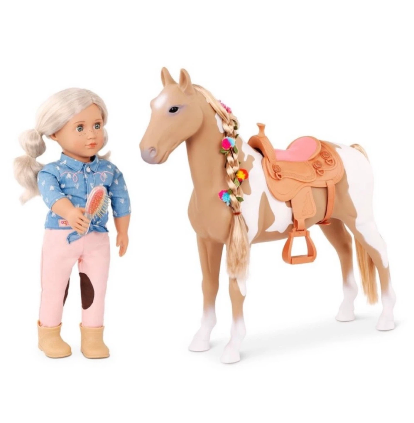 Our Generation Palomino Hair Play Horse with Accessories - photo 4