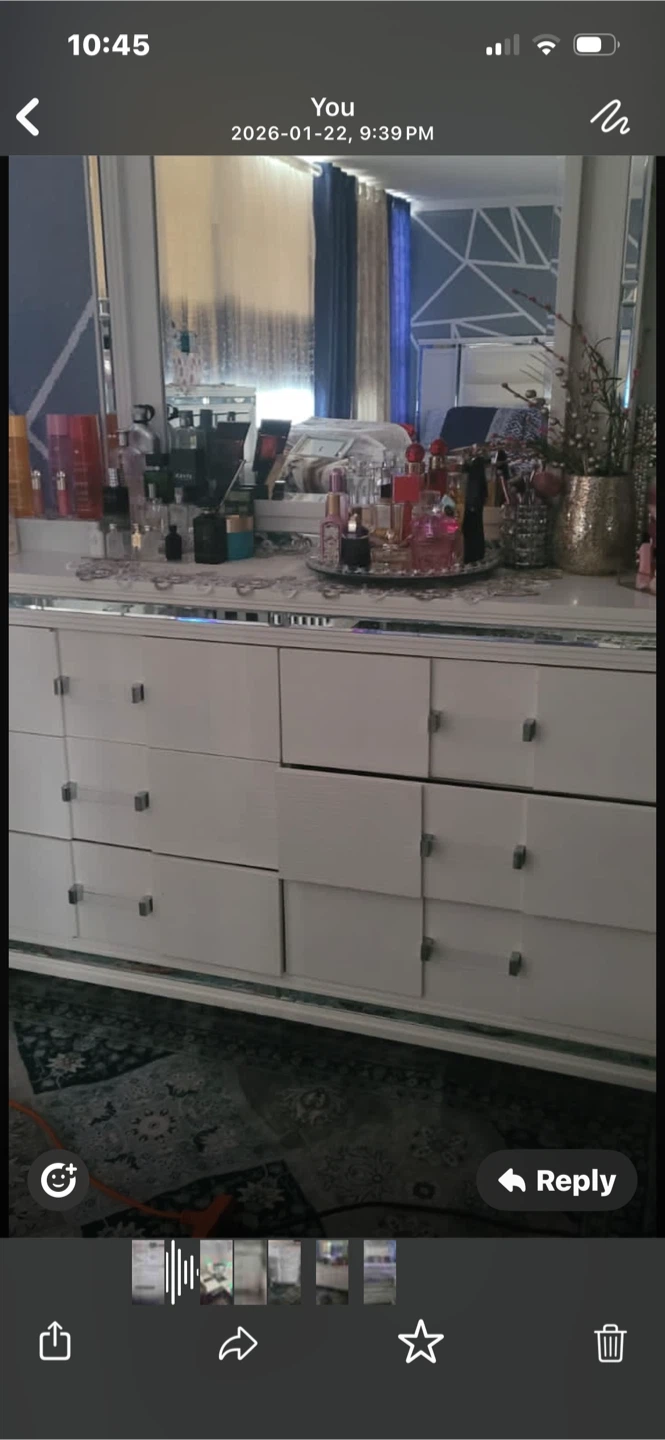 White 9-Drawer Dresser