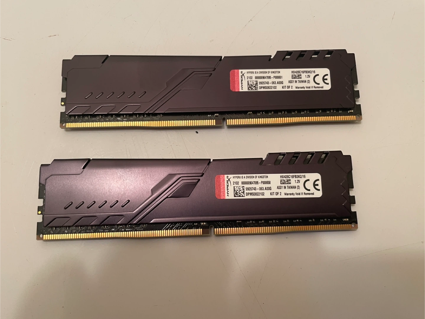 HyperX Fury DDR4 RAM 16GB (2x 8GB) - photo 2