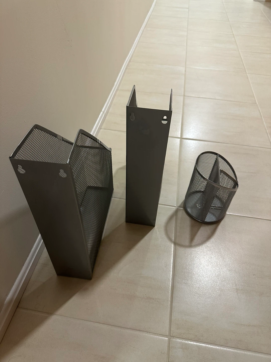 Mesh Desk Organizers - Magazine Holders and Pen Cup - photo 3