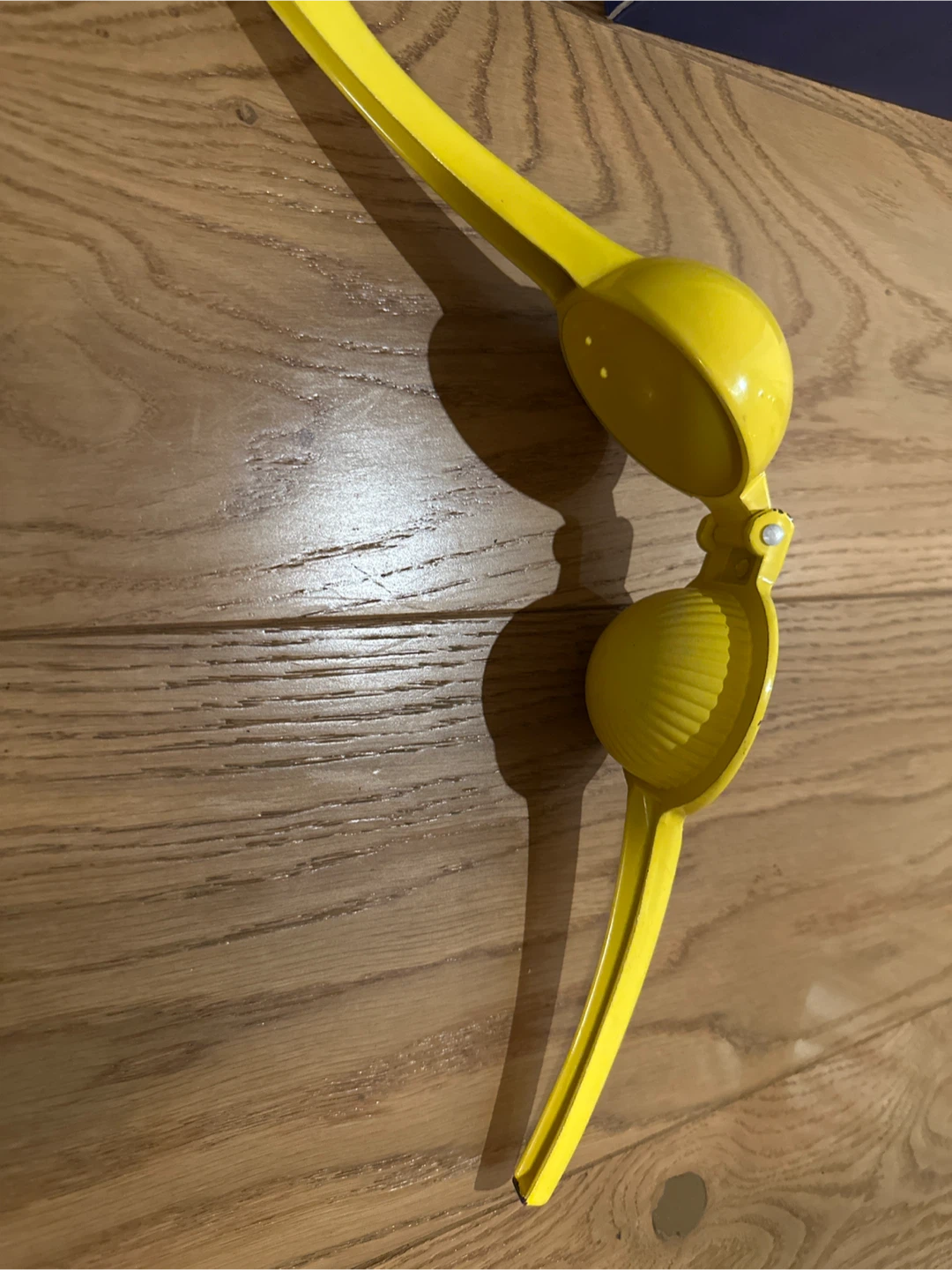Yellow Handheld Citrus Juicer