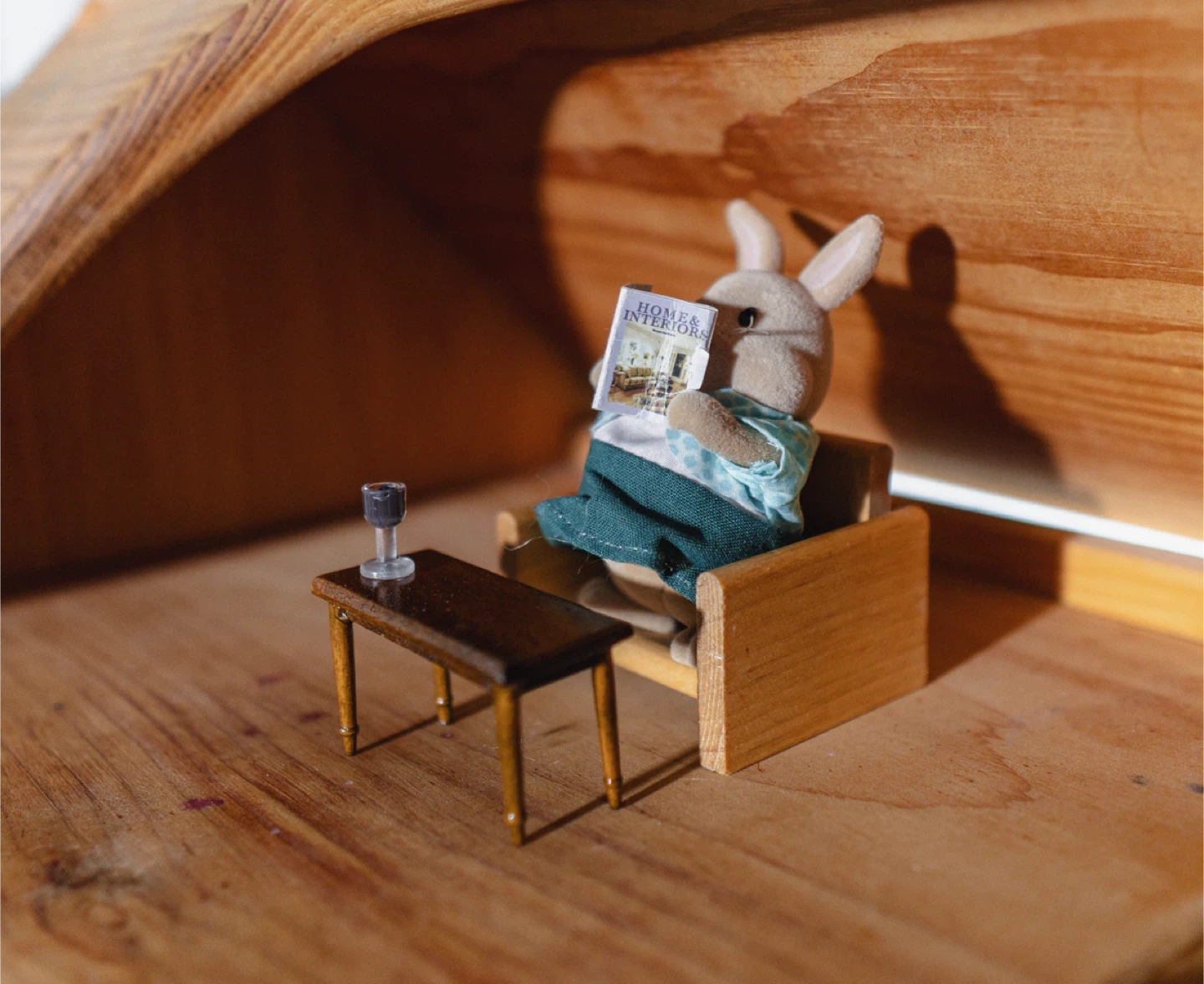 Dollhouse with Bunny Family and Accessories - photo 2