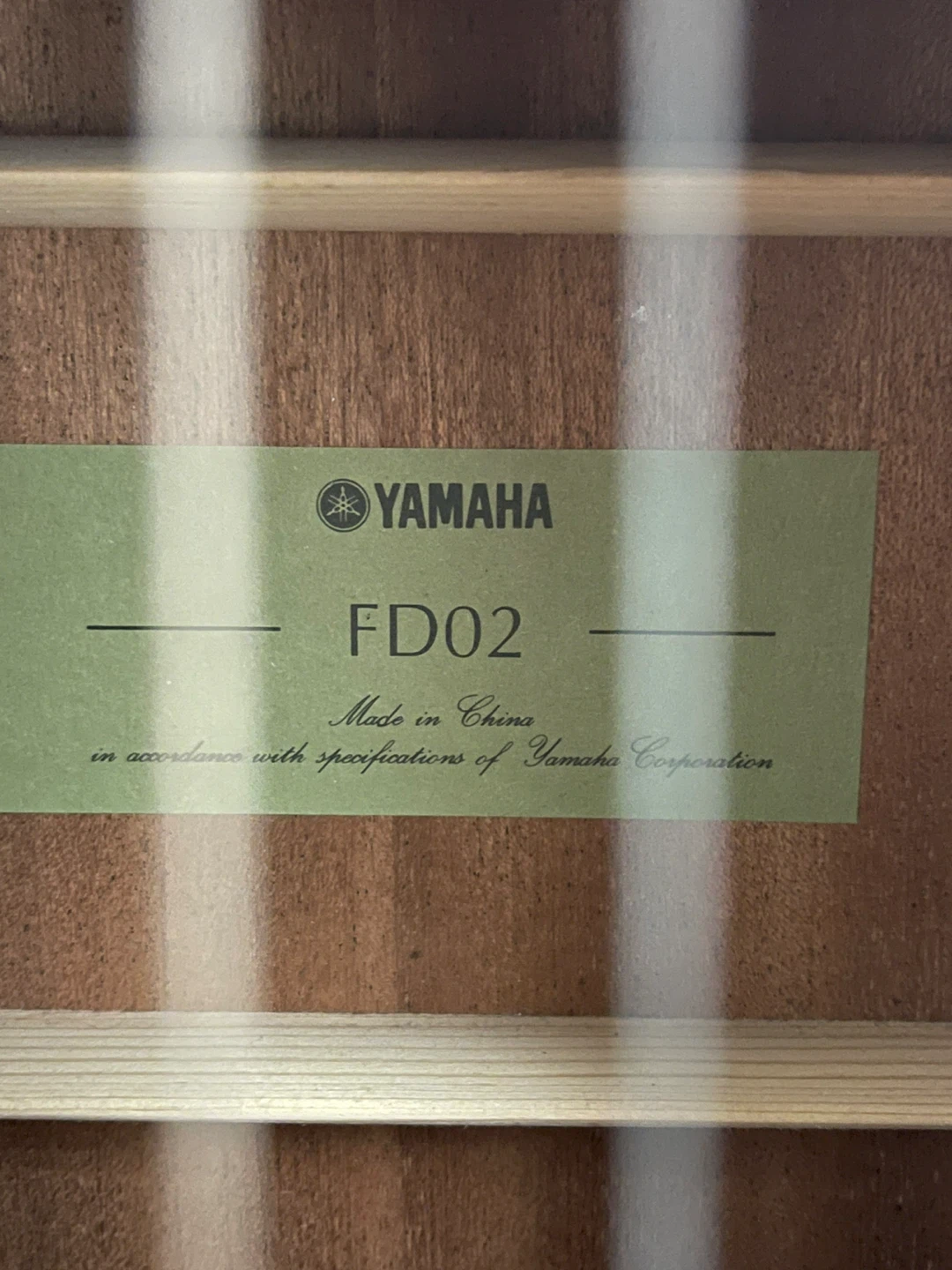Yamaha Acoustic Guitar FD02 - photo 2