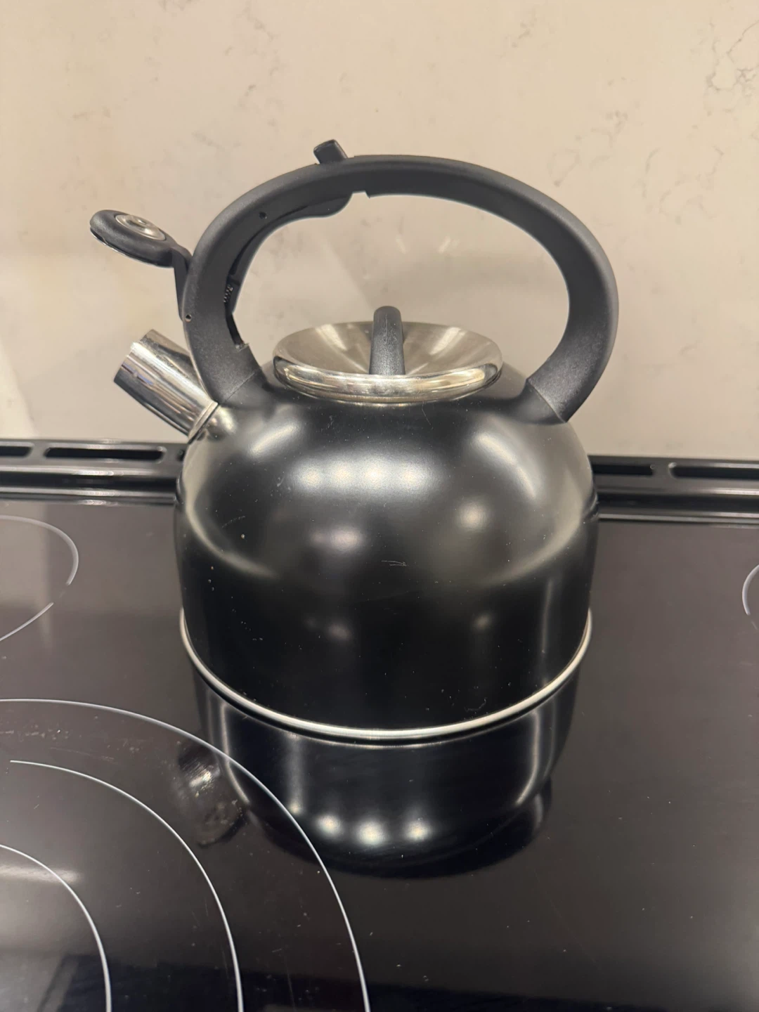 Black Stovetop Whistling Kettle - photo 2