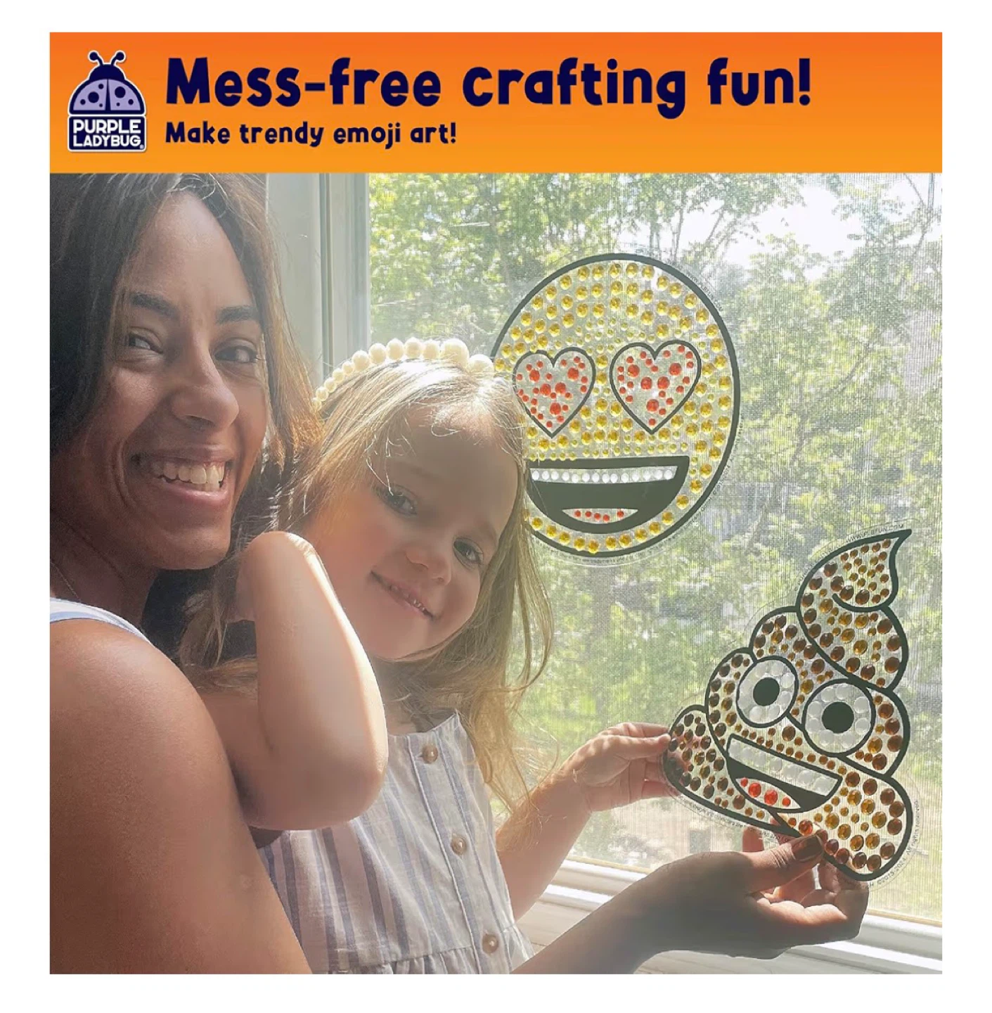 Sungemmers Emoji Love & Poo Sun Catcher Craft Kit - photo 5
