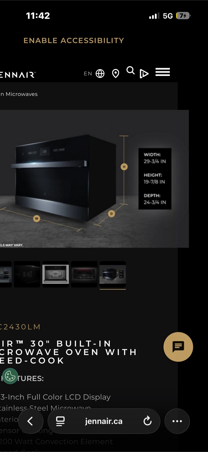 Jenn-Air 30" Built-In Microwave Oven - photo 2