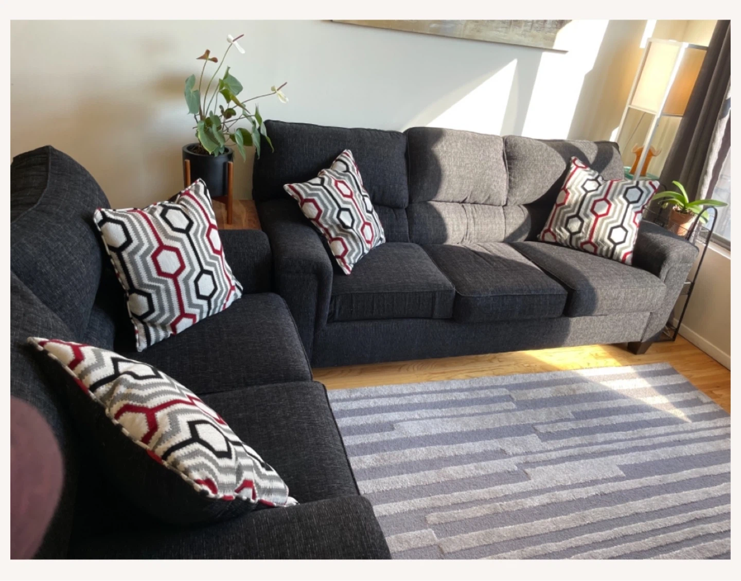 Sofá Loveseat in Black living Room - photo 2