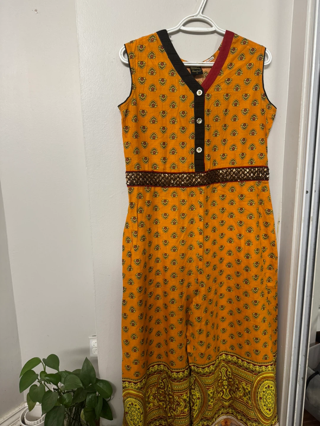 MissSoni Orange Floral Print Jumpsuit Size M - photo 3