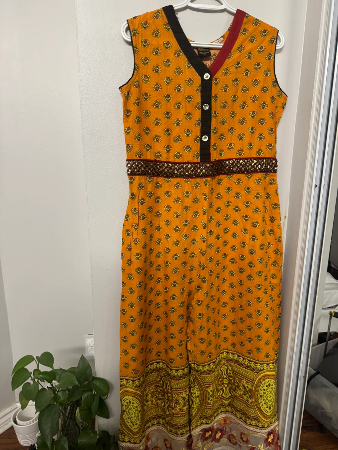MissSoni Orange Floral Print Jumpsuit Size M - photo 2
