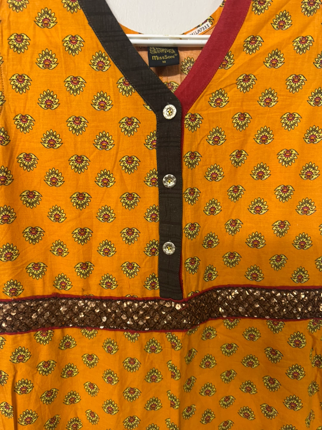 MissSoni Orange Floral Print Jumpsuit Size M - photo 4