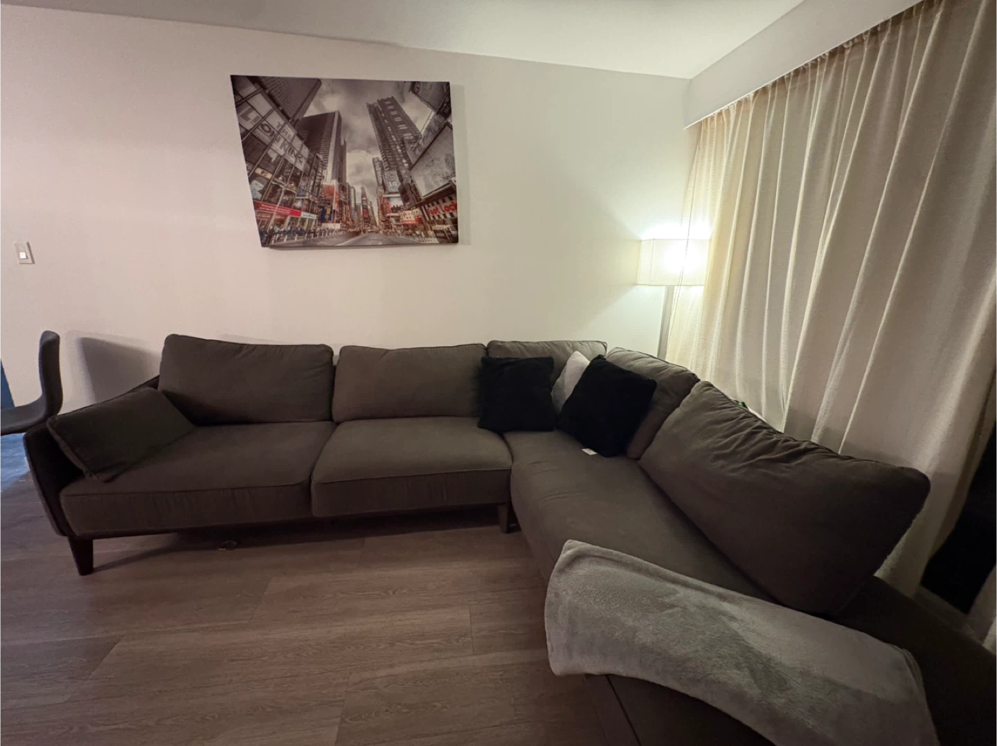 Grey Sectional Sofa - photo 3