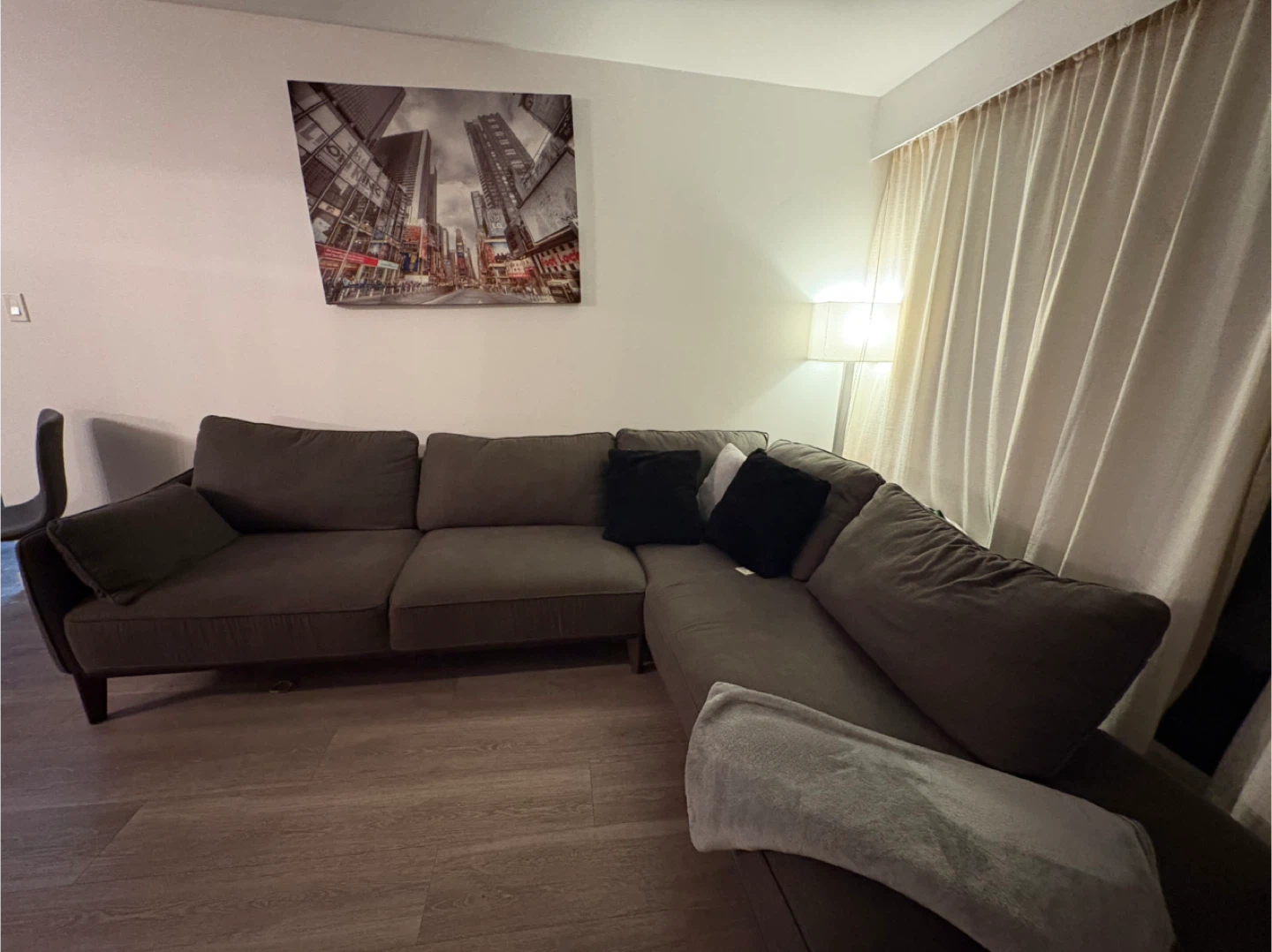 Grey Sectional Sofa - photo 2
