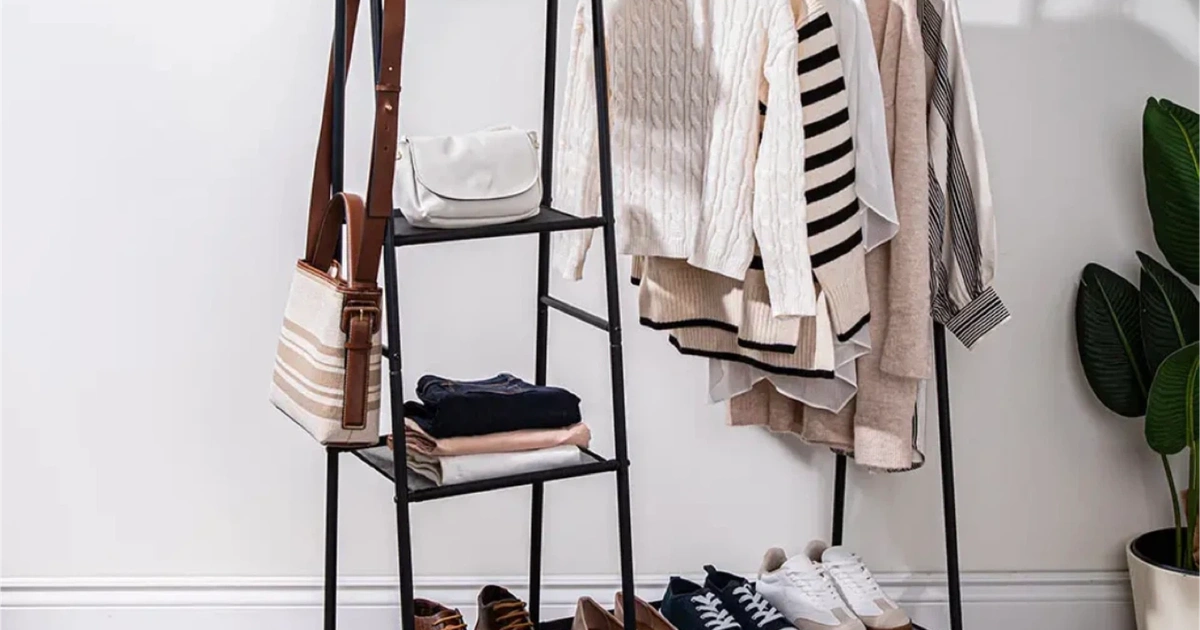 Karnur Rack Garmet rack with shelves | Karrot