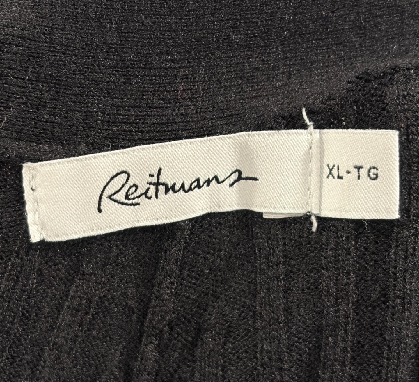 Women’s Reitmans Black Ribbed Knit Cardigan - XL - photo 4