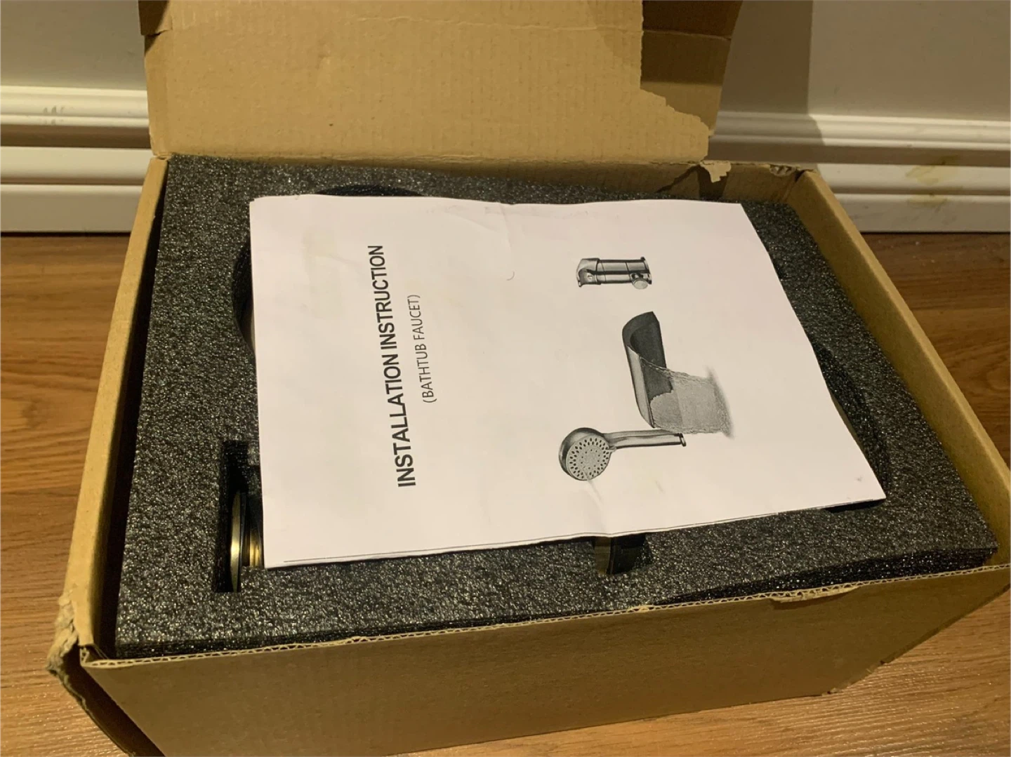 Brushed Gold Bathroom Bathtub - photo 5