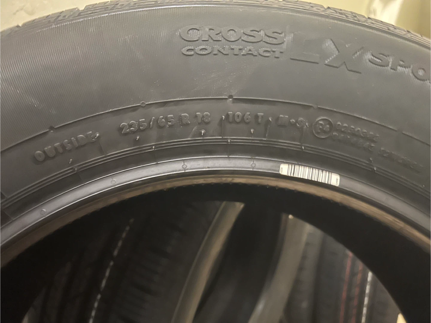 Continental CrossContact LX Sport Tires - 235/65R18 - photo 4