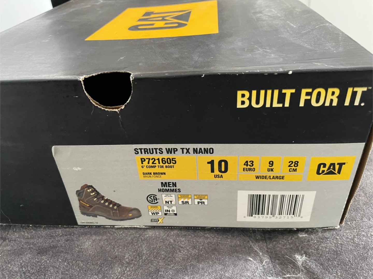 Caterpillar Struts WP TX Nano Composite Toe Boots - photo 4