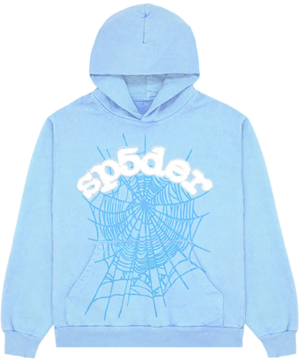 Sp5der Hoodie light blue