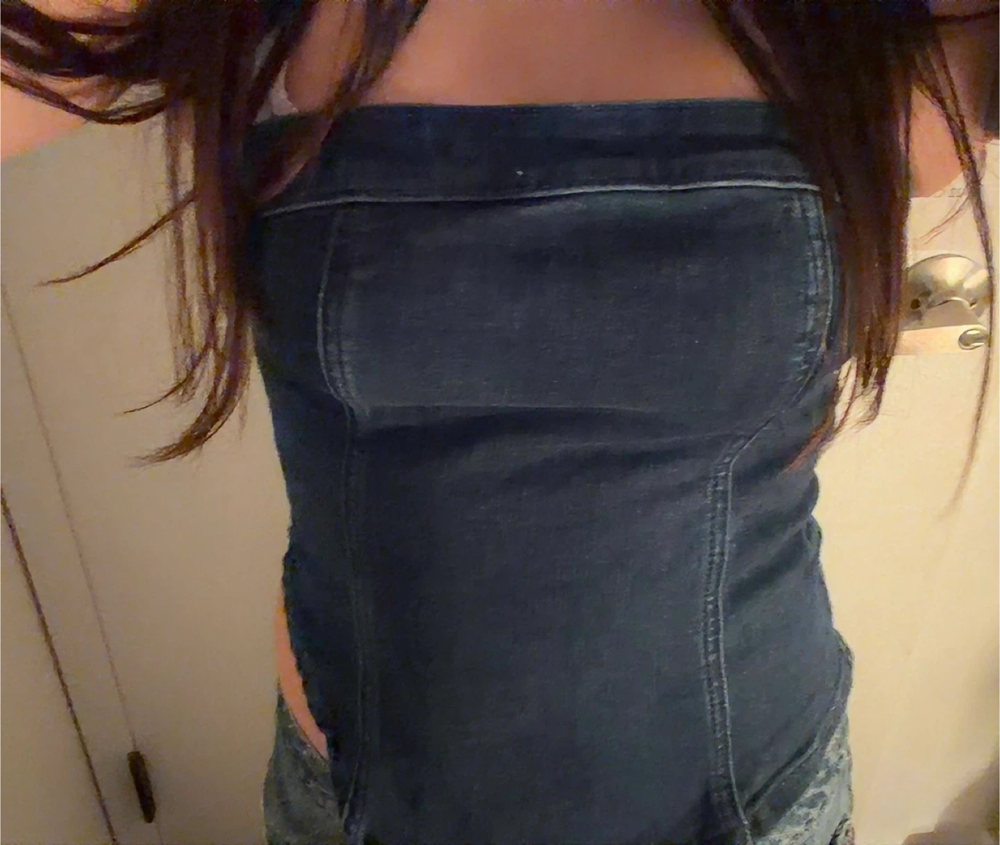 American eagle Jean sleeveless top - photo 2